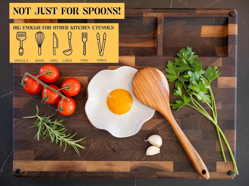 Bee Fried Egg Ceramic Spoon Rest for stove top and kitchen counter | Large and Dishwasher-Safe Sponge holder | Home & kitchen decor | Kitchen Gifts for women | House warming gifts new home - Image 3